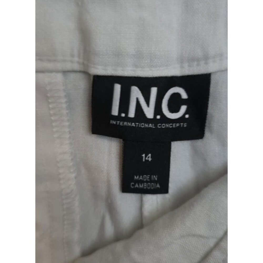 I.n.c. International Concepts Women's Button-Trim Wide-Leg Pants, Created for Ma - Picture 5 of 5